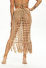 Load image into Gallery viewer, White Crochet Swim Skirt Cover Up