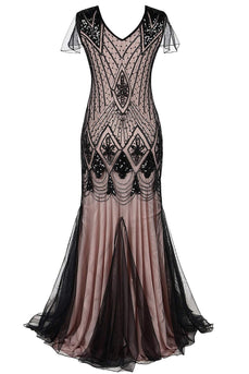 Sequins Flapper Long 1920s Dress