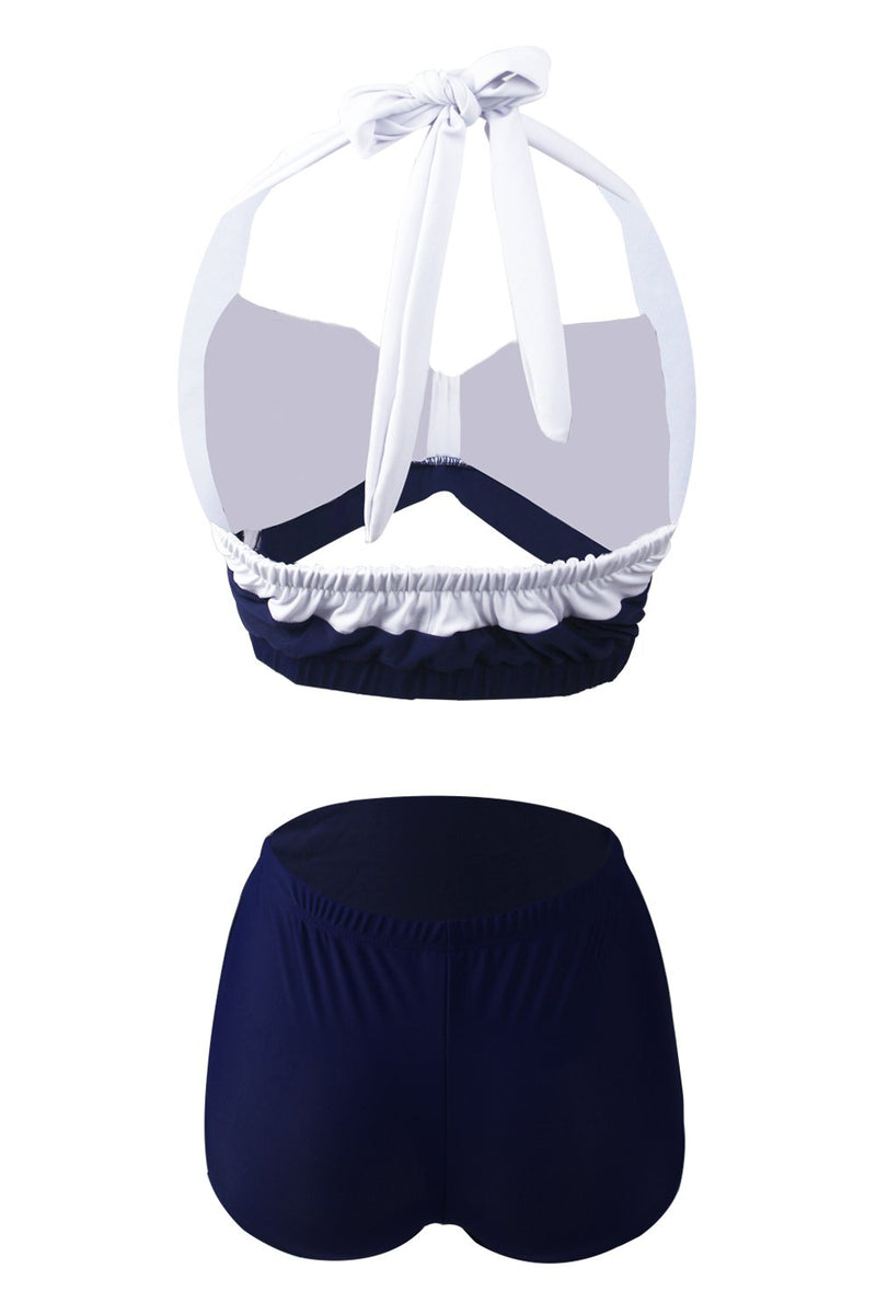 Load image into Gallery viewer, Stripes Two Piece Bikini Swimsuit