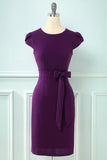 Bodycon Cap Sleeves 1960s Dress