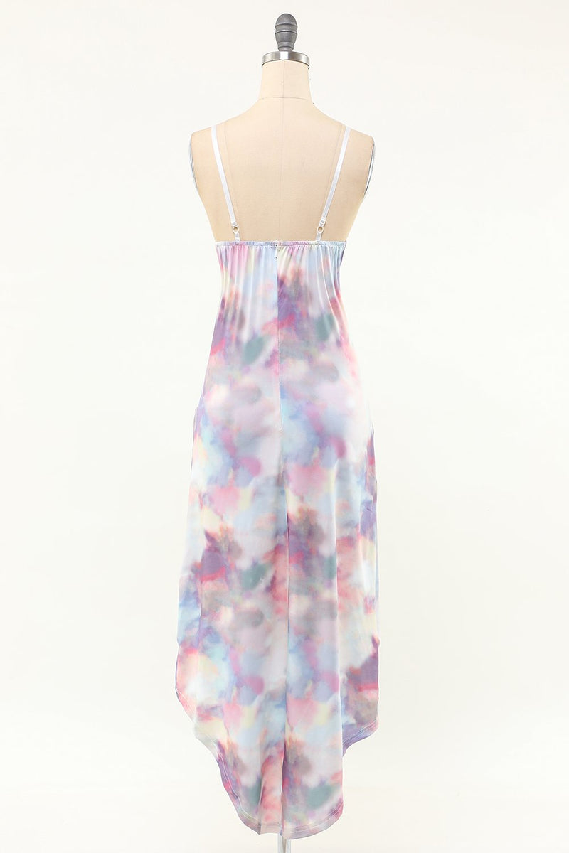 Load image into Gallery viewer, Spaghetti Straps Tie Dye Dress