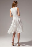 Midi White Lace Dress