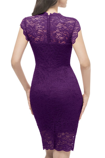 Blush Lace Bodycon Party Dress