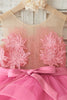Load image into Gallery viewer, Fuchsia Tulle Flower Girl Dress