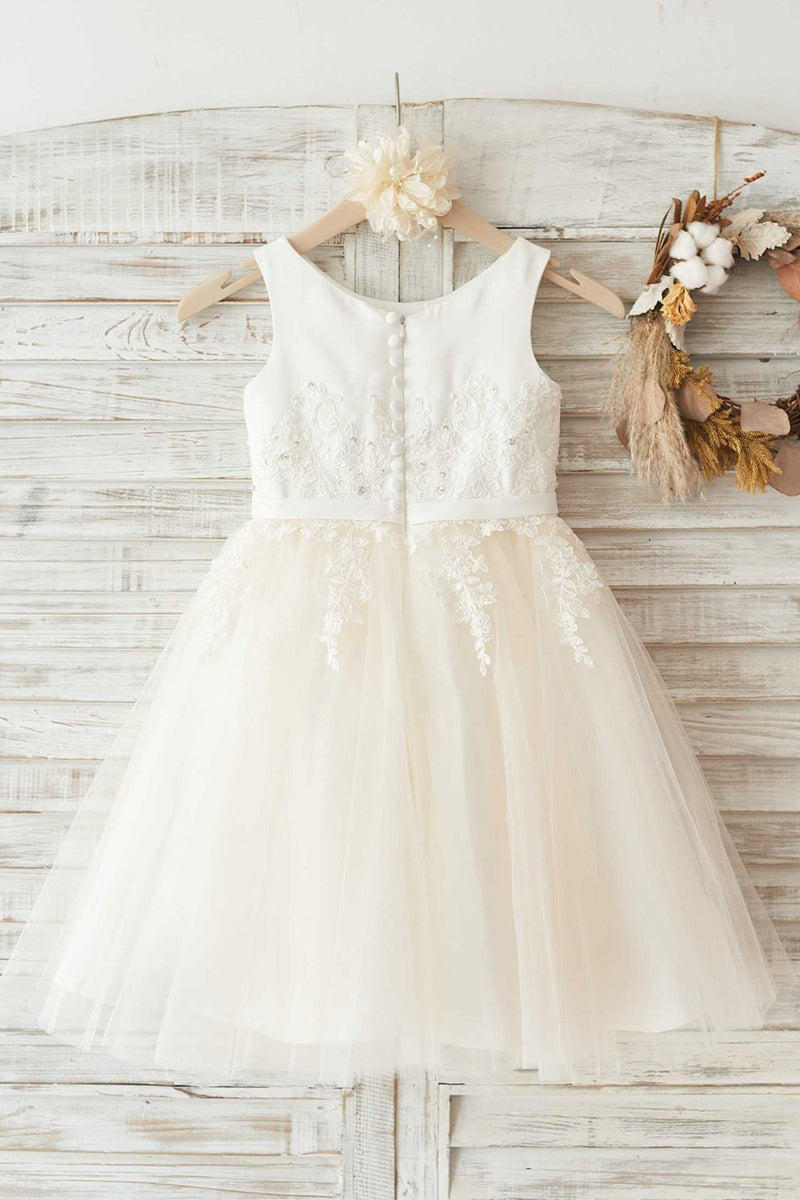 Load image into Gallery viewer, Girls Bambi Ivory Broderie Anglaise Tulle Dress