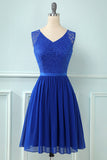 Lace Chiffon Bridesmaid Dress