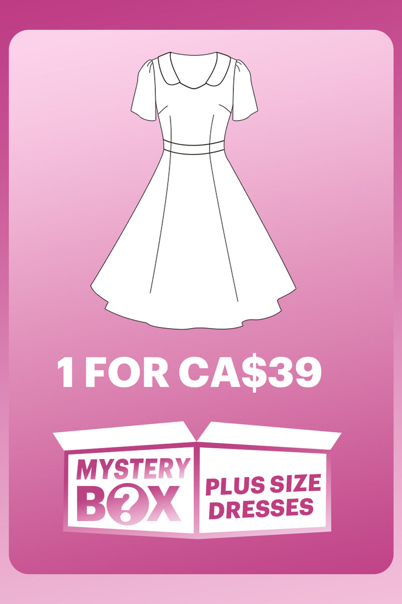 Load image into Gallery viewer, ZAPAKA MYSTERY BOX of 1Pc Plus Size Dress