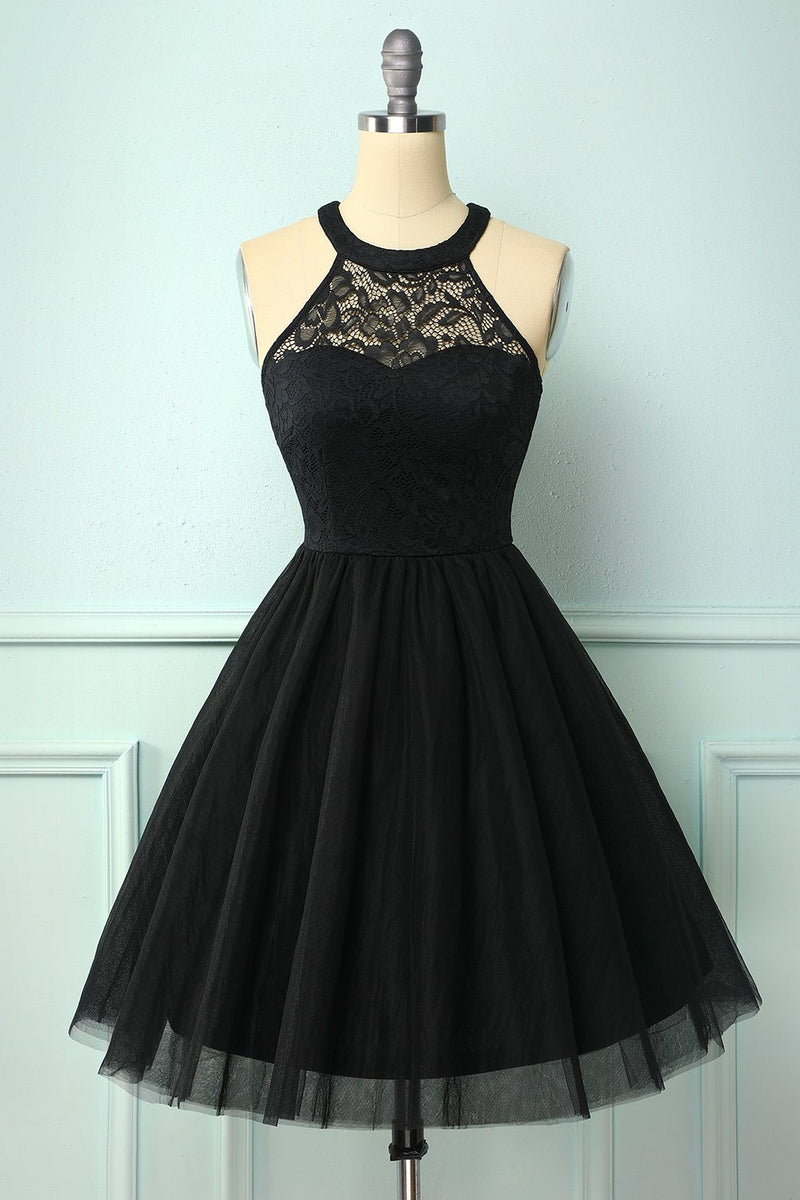 Load image into Gallery viewer, Black Short Party Dress