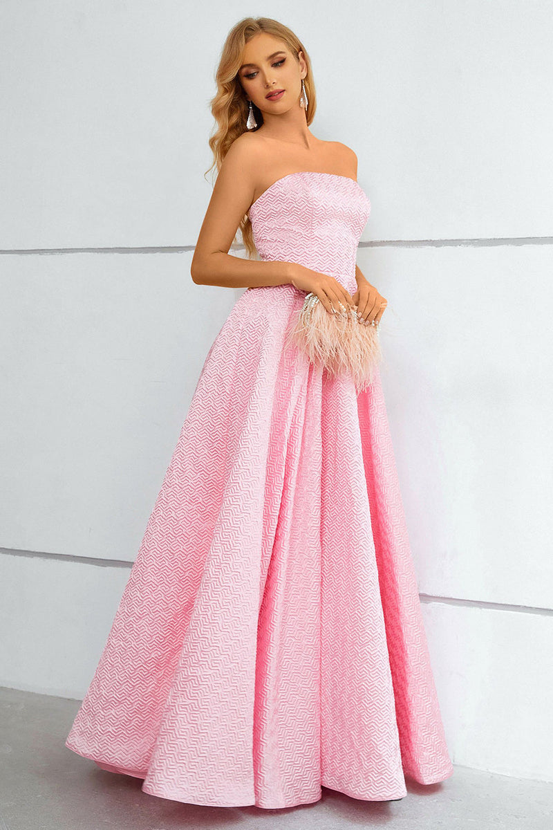 Sweetheart Neck Strapless Pink Sequins Short Prom Dress, Pink Tulle Ho –  abcprom