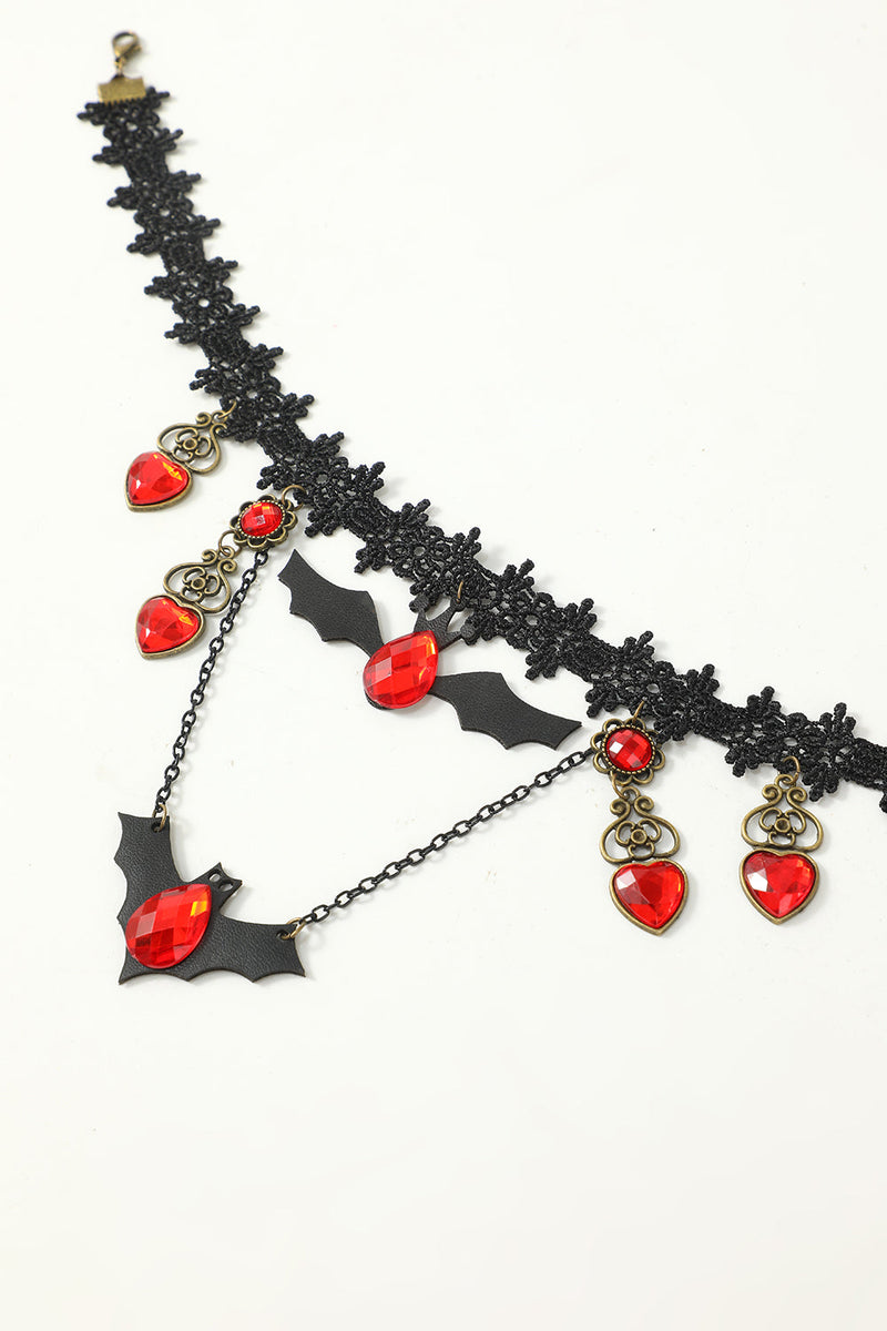 Load image into Gallery viewer, Black Necklace Halloween Accessory