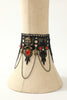 Load image into Gallery viewer, Black Lace Halloween Necklace