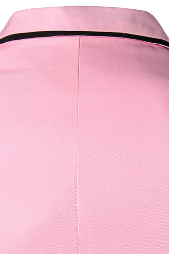 Pink Notched Lapel Men Prom Blazer