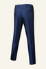 Load image into Gallery viewer, Dark Blue Shawl Lapel 3 Piece Men&#39;s Wedding Suits