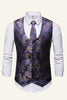 Load image into Gallery viewer, Single Breasted Lapel Print Men&#39;s Suit Vest