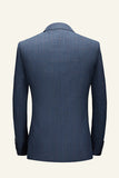 Dark Blue 3 Piece Men Wedding Suits