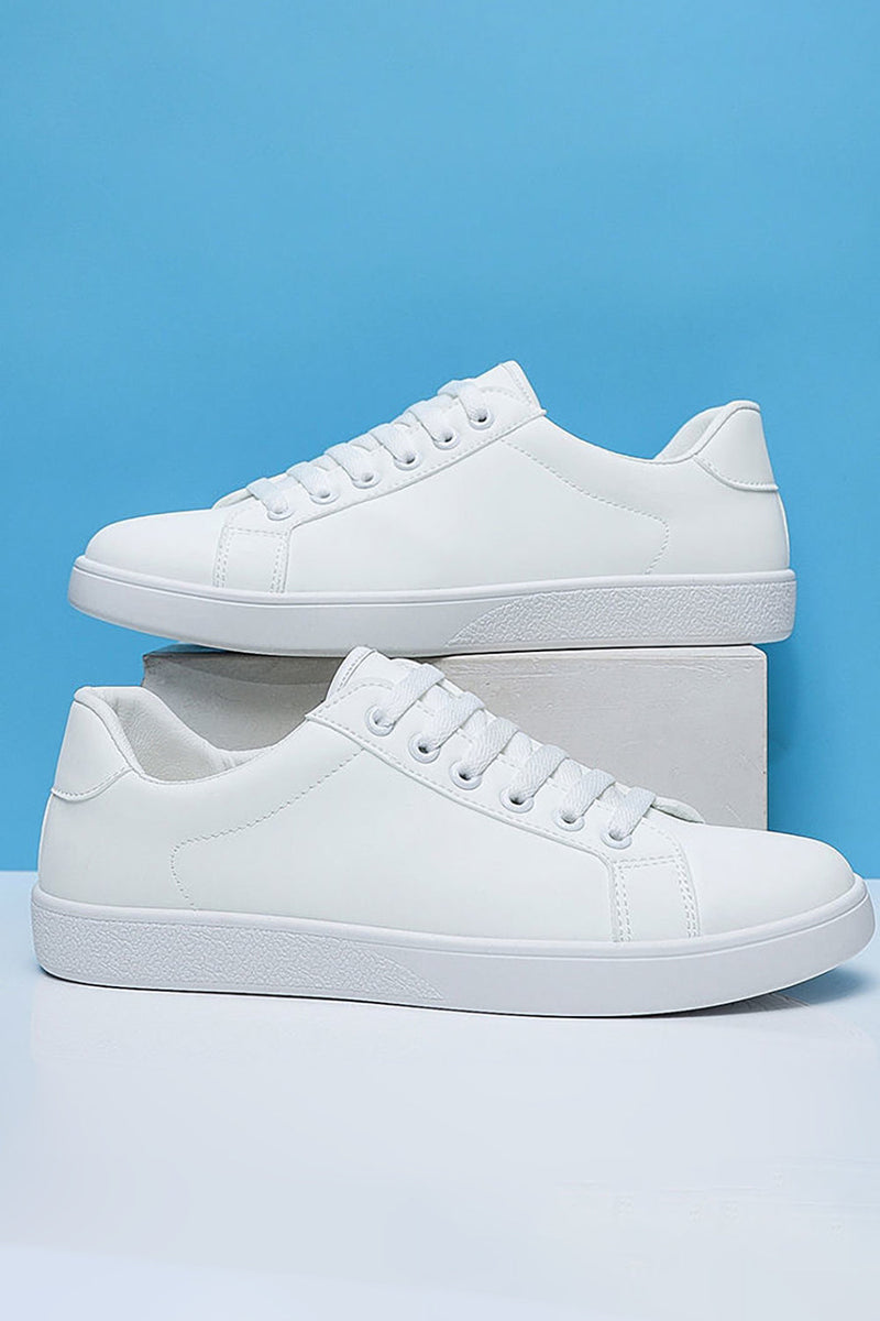 Load image into Gallery viewer, White Breathable Casual Fashion Sneaker