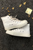 Load image into Gallery viewer, White High Top Walking Canvas Shoes