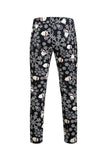 Men's Black Christmas Printed 3-Piece One Button Party Suits