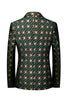 Load image into Gallery viewer, Silm Fit Notched Lapel Small Green Square Men&#39;s Prom Blazer