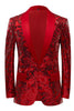 Load image into Gallery viewer, Glitter Red Sequins Men&#39;s Blazer