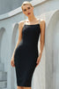 Load image into Gallery viewer, Bodycon Spaghetti Straps Backless Black Party Dress