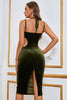 Load image into Gallery viewer, Velvet Hollow Out Cocktail Dress