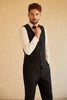 Load image into Gallery viewer, Black Shawl Lapel Single Breasted 3 Piece Men&#39;s Suits