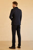 Load image into Gallery viewer, Shawl Lapel One Button Black Suits For Men