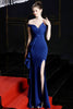 Load image into Gallery viewer, Off The Shoulder Mermaid Ruffled Evening Dress