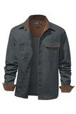 Men's Workwear Washed Cotton Shirt