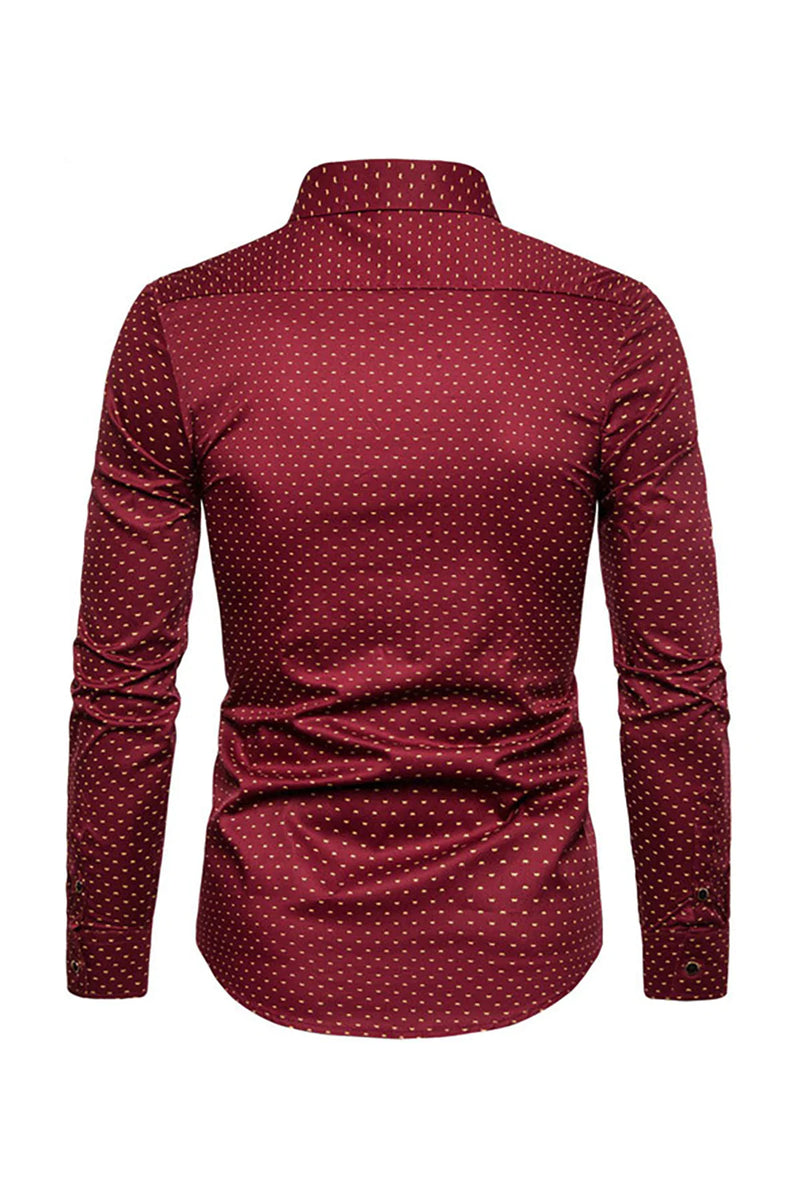 Load image into Gallery viewer, Fashion Print Long Sleeve Men&#39;s Plus Size Shirt