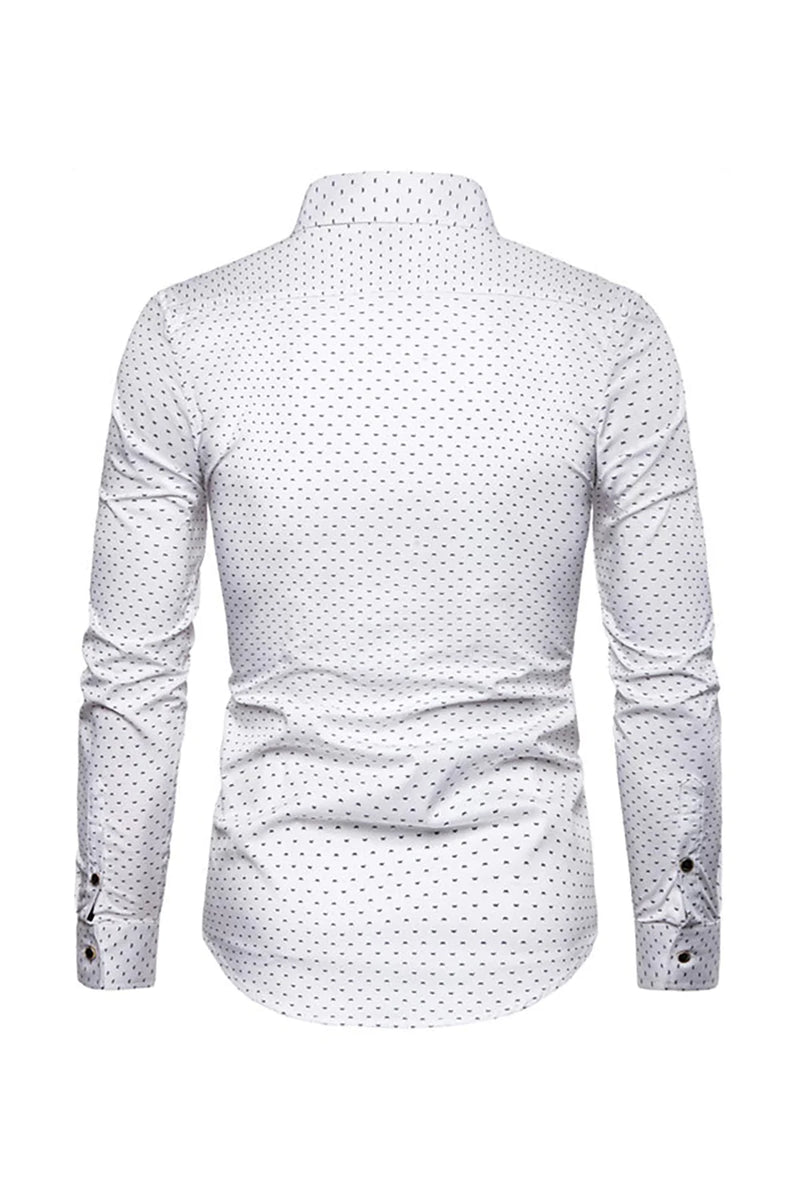 Load image into Gallery viewer, Fashion Print Long Sleeve Men&#39;s Plus Size Shirt