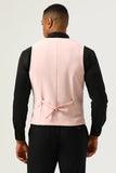 Pink Shawl Lapel 3 Piece Men's Prom Suits