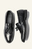 Load image into Gallery viewer, Men&#39;s Shallow Black Tassel Shoes
