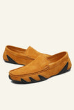 Nubuck Leather Men's Peas Shoes