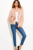 Load image into Gallery viewer, Pink Shawl Collar Cropped Faux Fur Shearling Coat