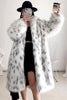 Load image into Gallery viewer, White Oversized Long Faux Fur Shearling Coat