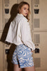 Load image into Gallery viewer, White Cut Out Denim Cropped Jacket