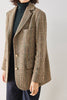 Load image into Gallery viewer, Khaki Plaid Notched Lapel Women Coat