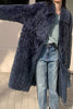 Load image into Gallery viewer, Casual Single Breasted Long Overcoat Faux Fur Lapel Collar Coat