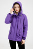 Load image into Gallery viewer, Winter Black Hooded Drawstring Zipper Thickened Padded Jacket