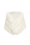 White Faux Fur Wrap