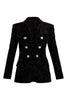 Load image into Gallery viewer, Sparkly Black Sequins Double Breasted Women Party Blazer