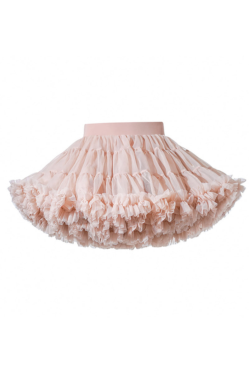 Load image into Gallery viewer, Champagne Ruffled Girl Tutu Skirt