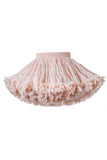 Champagne Ruffled Girl Tutu Skirt