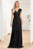 Sparkly A-Line Sleeveless Champagne Mother of the Bride Dress