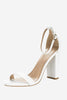 Load image into Gallery viewer, Chunky One Strap High Heel Sandals