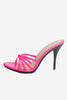 Load image into Gallery viewer, Hot Pink Open Toe Stiletto Sandals