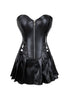 Load image into Gallery viewer, Black Leather Women Corset Shapewear