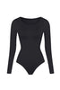 Load image into Gallery viewer, Black Tummy Control Shapewear with Long Sleeves